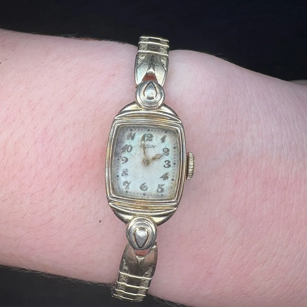 Vintage 40's-50's Elgins Gold Women's Watch